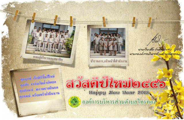 สวัสดีปีใหม่ 2556